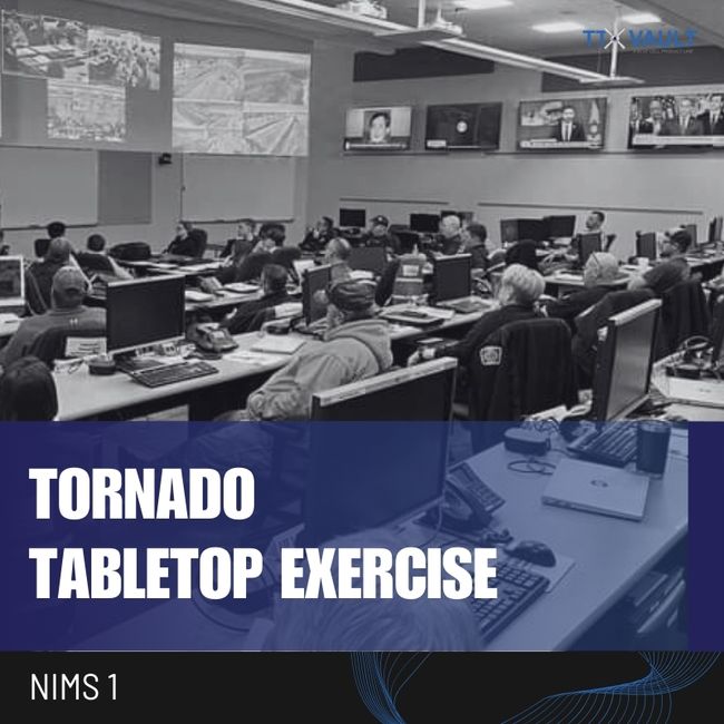 NIMS 1 Tornado Tabletop Exercise TTX Vault
