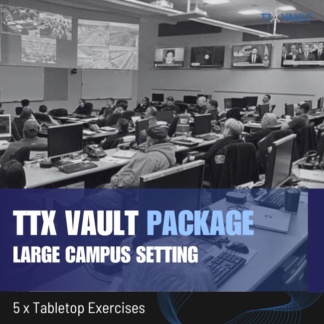 TTX Vault Package #21 - Large Campus Setting