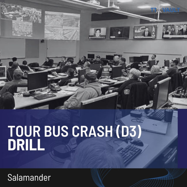 Salamander - Tour Bus Crash Scenario Exercise Drill