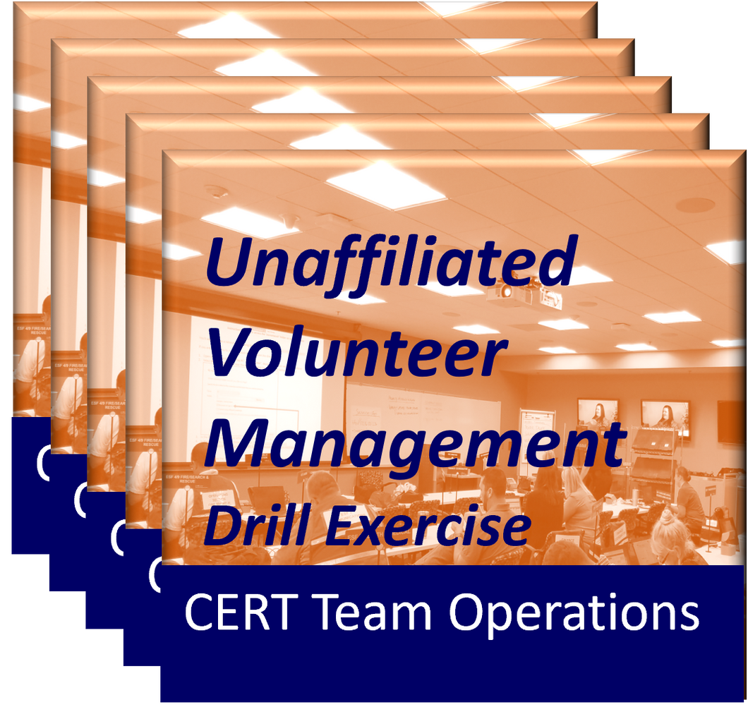 TTX Vault Package #26 - CERT Team Operations Drills