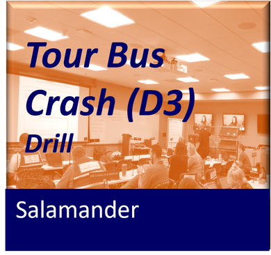 Salamander Tour Bus Crash Scenario Exercise Drill