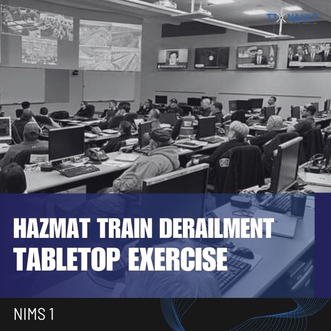 NIMS 1 - Hazmat Train Derailment Tabletop Exercise