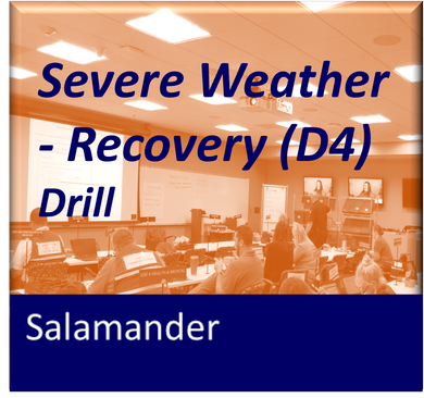 Salamander Severe Weather - Recovery Scenario Exercise Drill